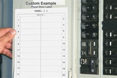 blank sticker sticker labels for electrical box panel|labeling of electrical panels standard.